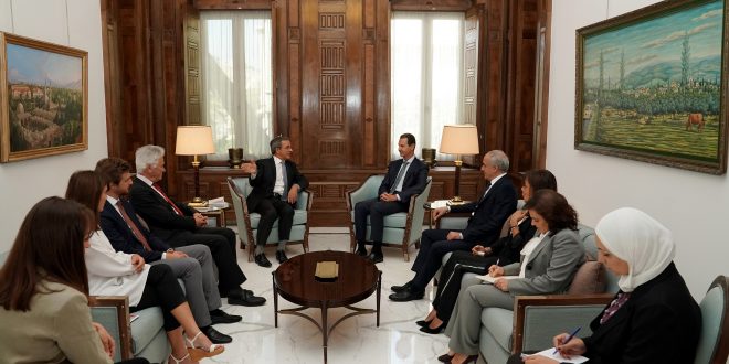 دام برس : دام برس | الرئيس الأسد يبحث مع تيري مارياني عضو البرلمان الأوروبي تطورات الأوضاع في سورية والمنطقة